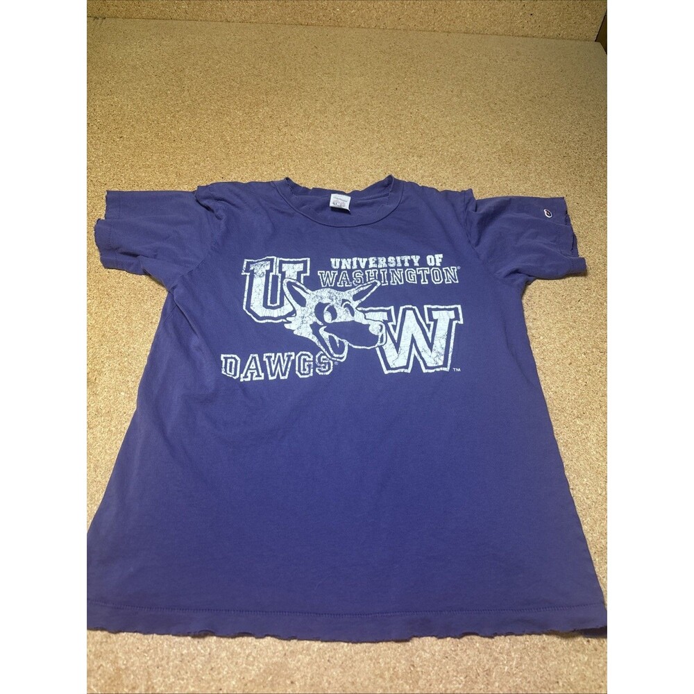 Vintage University Of Washington Huskies Paper Thin T Shirt 70s 80s Sz S